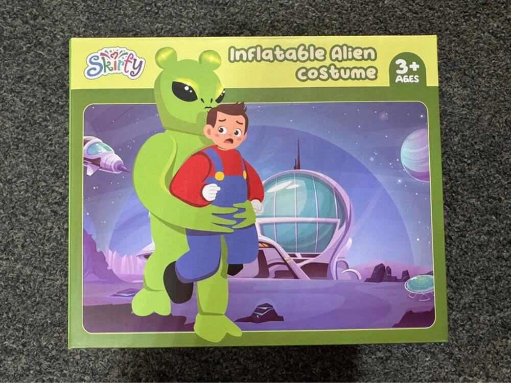 Kids Inflatable Alien Costume - Ages 3+